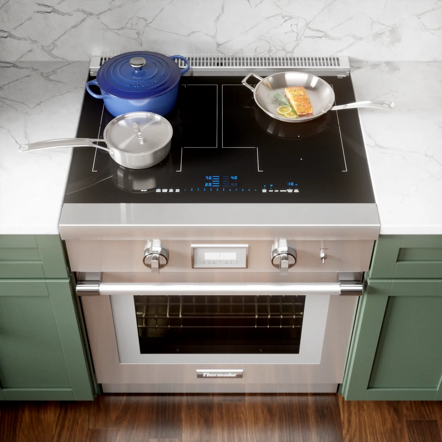 Liberty® Induction Professional Range 30'' Pro Harmony® Standard Depth PRI30LBHU