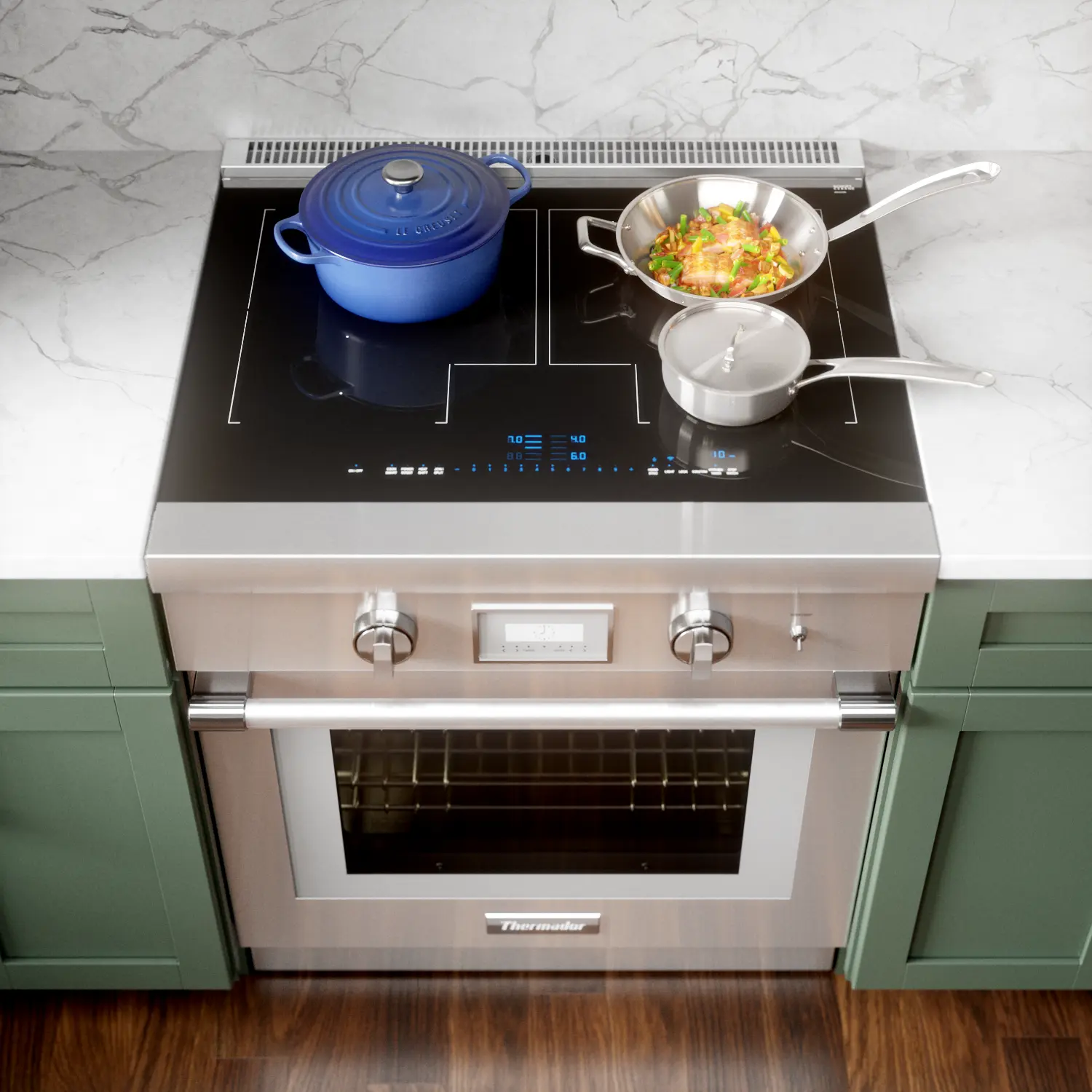 Liberty® Induction Professional Range 30'' Pro Harmony® Standard Depth PRI30LBHU