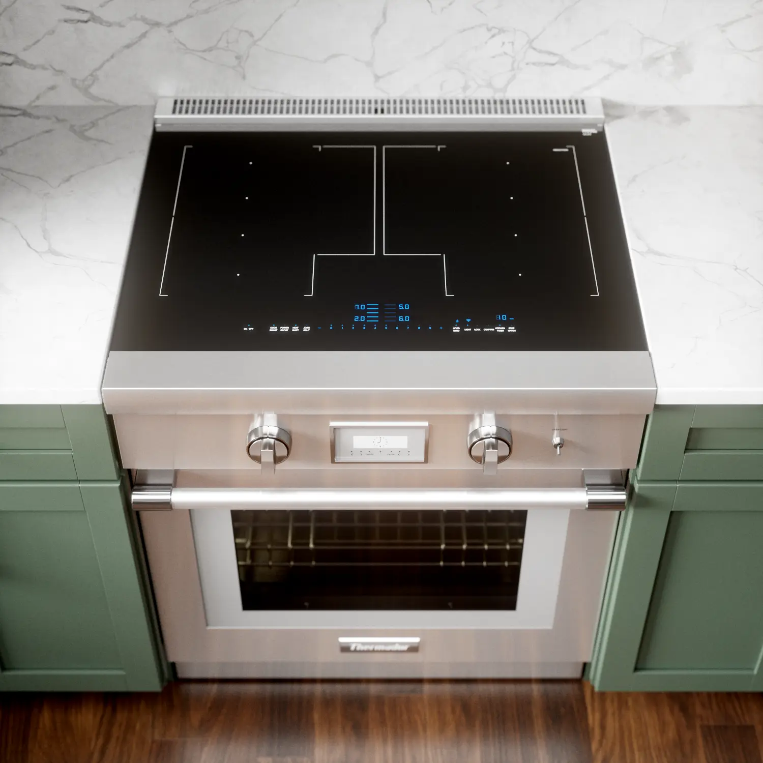 Liberty® Induction Professional Range 30'' Pro Harmony® Standard Depth PRI30LBHU