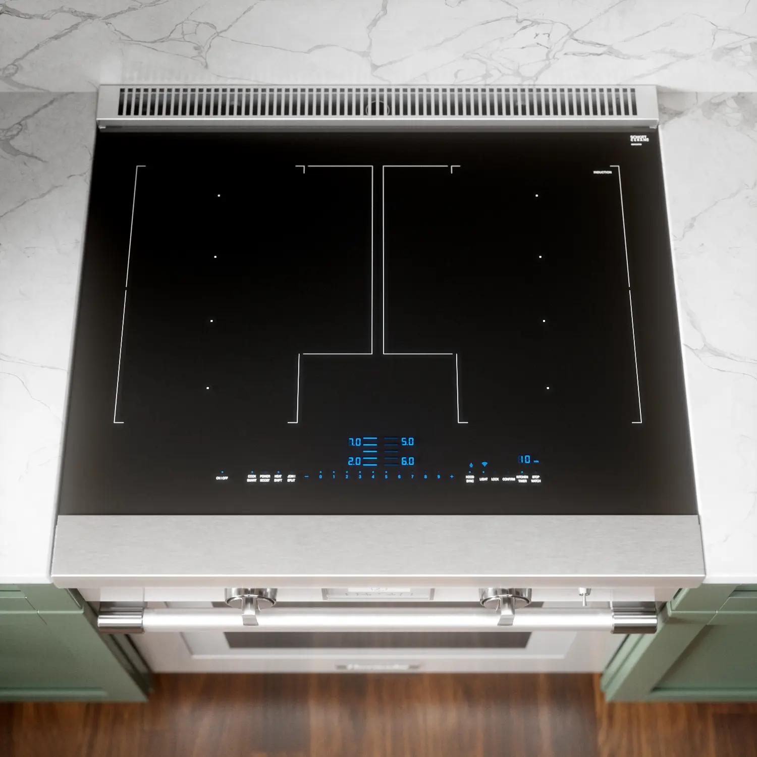 Liberty® Induction Professional Range 30'' Pro Harmony® Standard Depth PRI30LBHU