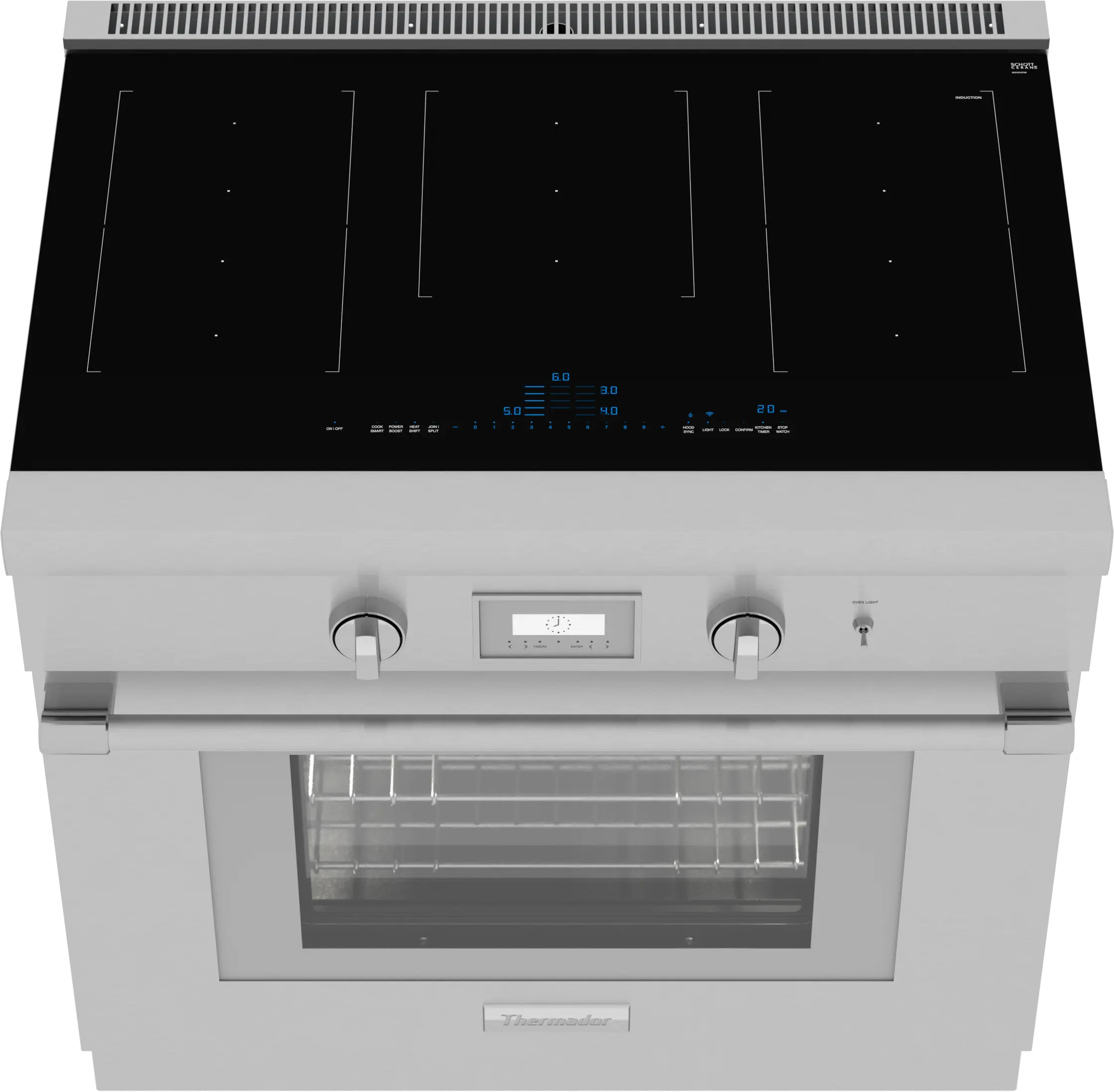 Liberty® Induction Professional Range 36'' Pro Harmony® Standard Depth PRI36LBHU