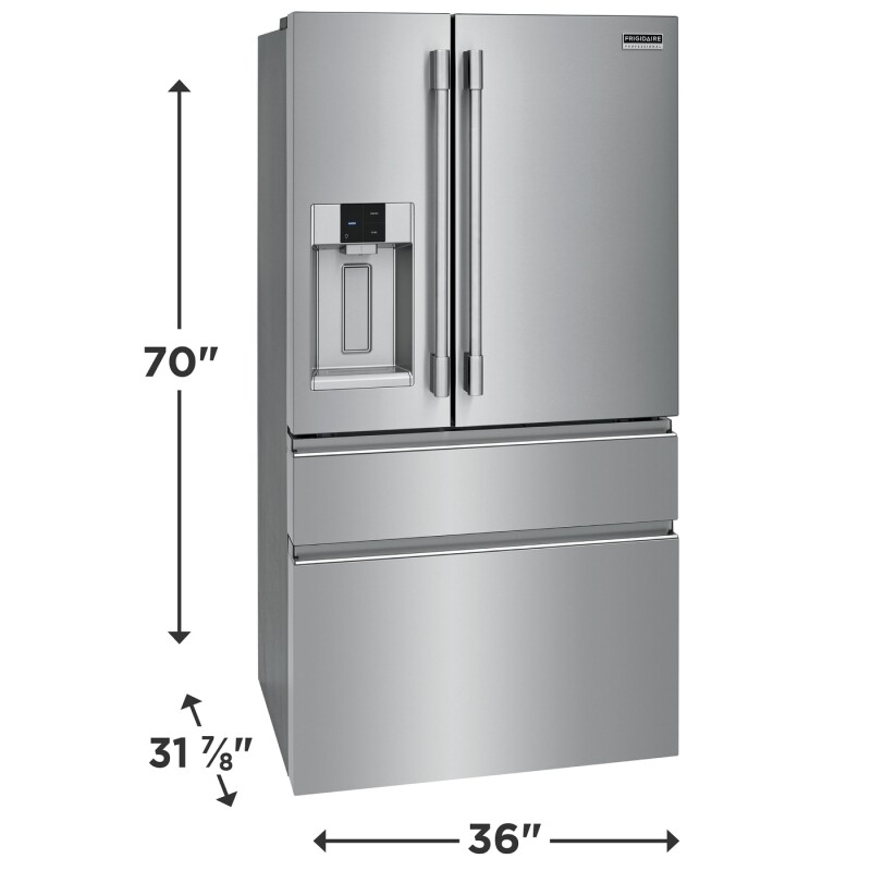 21.4 Cu. Ft. Counter-Depth 4-Door French Door Refrigerator view 3
