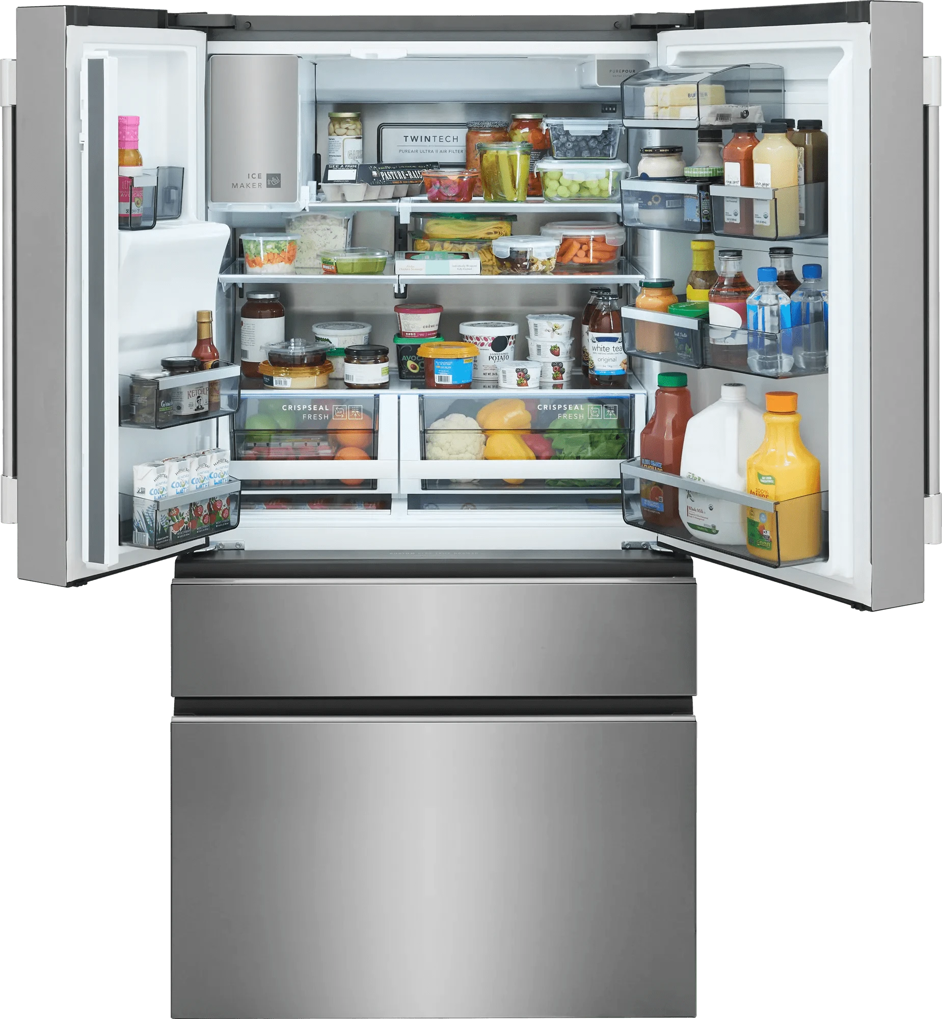 22 Cu. Ft. Counter-Depth 4-Door French Door Refrigerator view 2