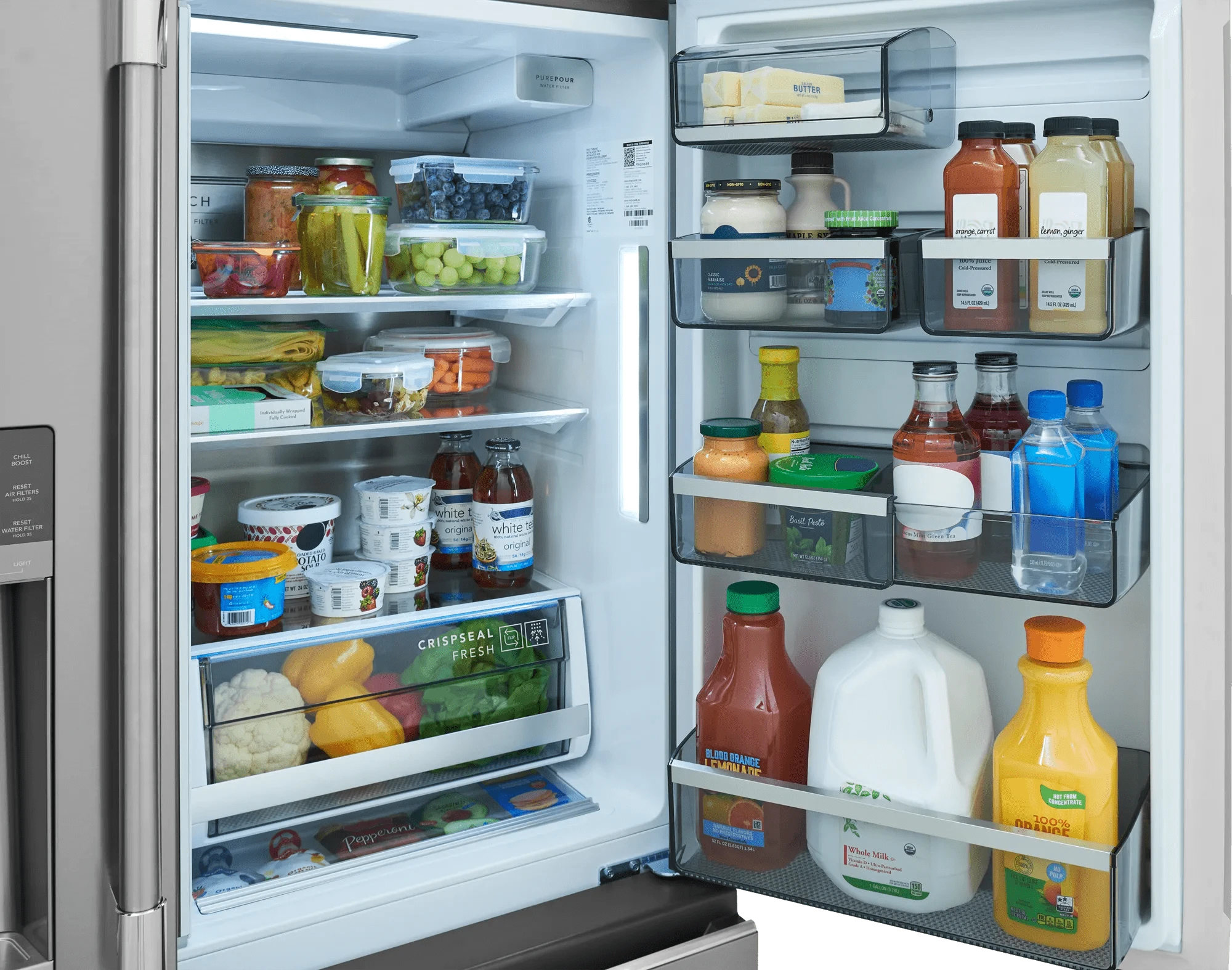 22 Cu. Ft. Counter-Depth 4-Door French Door Refrigerator view 6