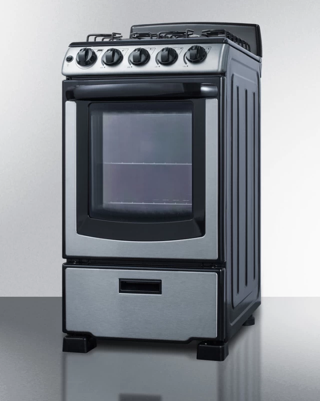 20" Wide Gas Range view 2