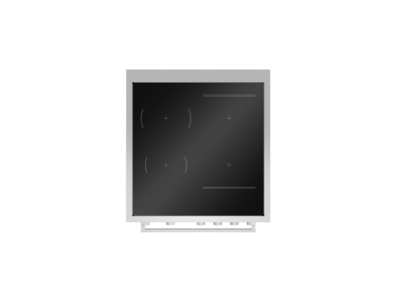 24" Professional Series range - Induction manual clean oven - 4 burners - Builder PRO244IFEMXB