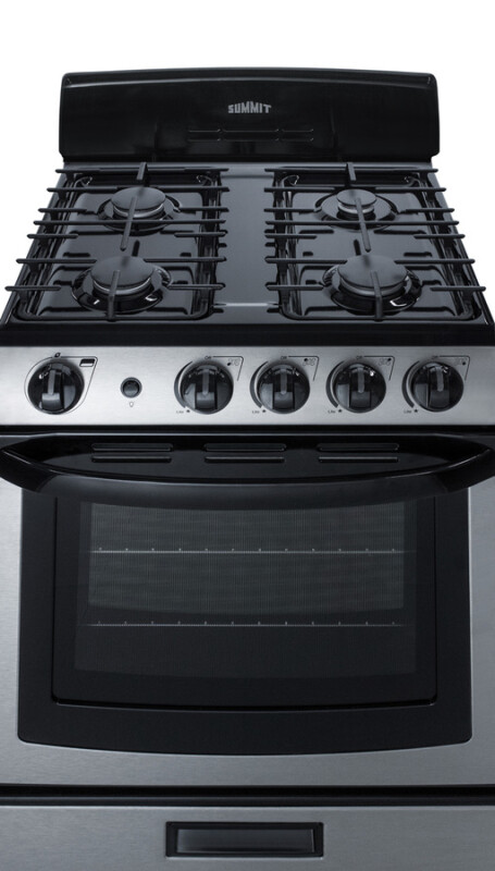 24" Wide Gas Range view 3