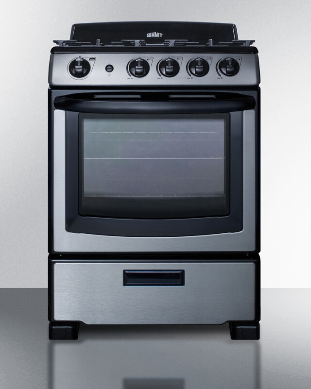 24" Wide Gas Range view 4
