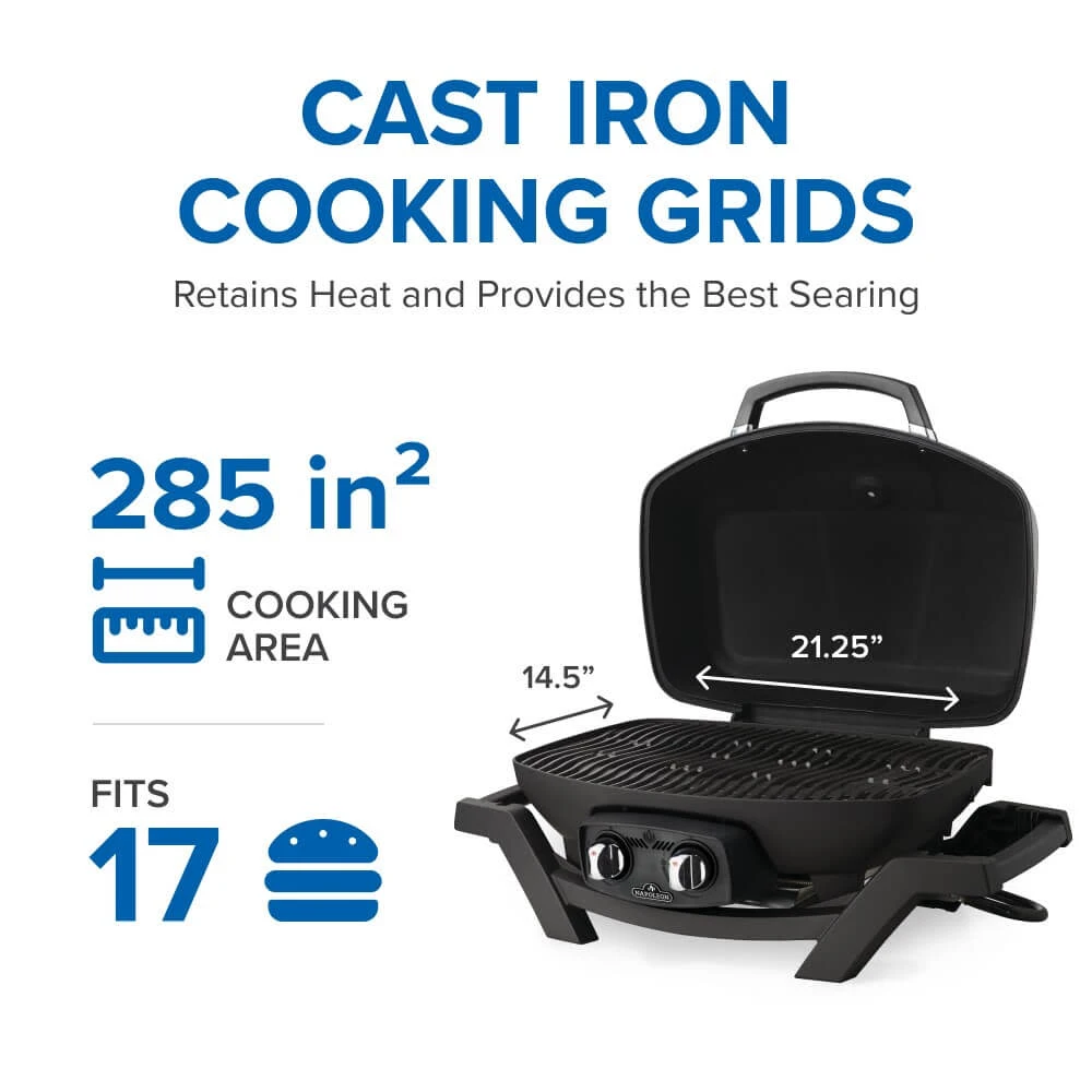 TravelQ™ PRO285 Portable Gas Grill PRO285BK