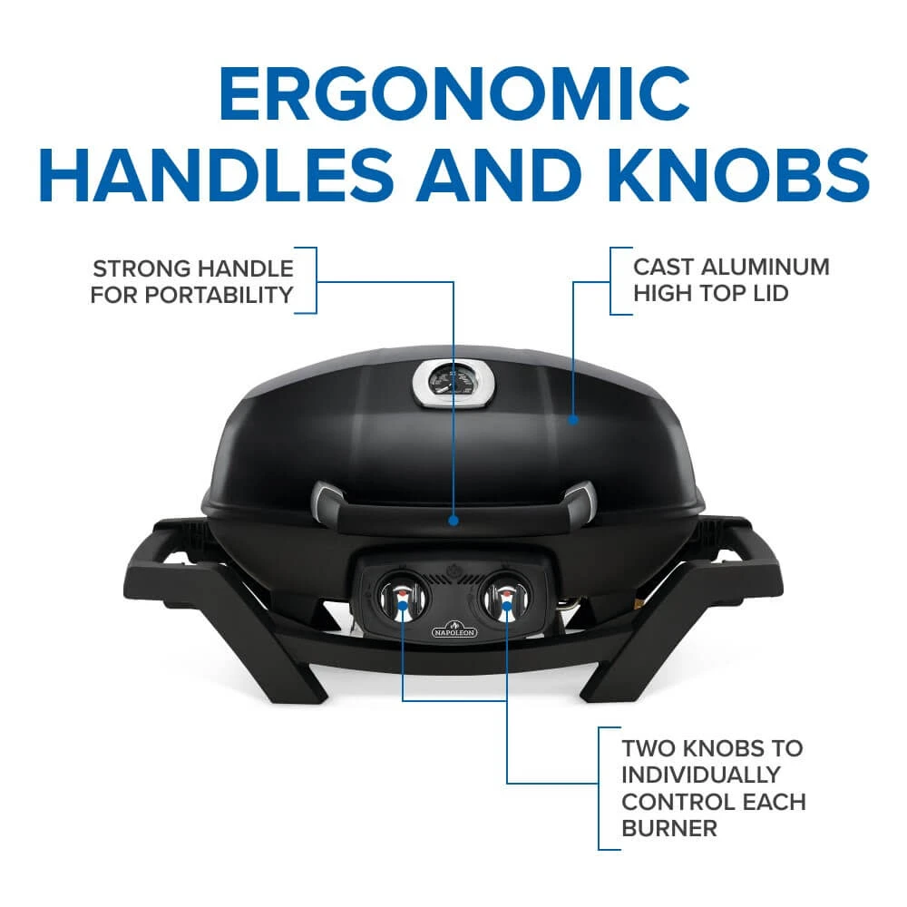 TravelQ™ PRO285 Portable Gas Grill PRO285BK