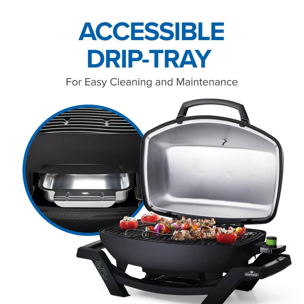 TravelQ™ PRO285E Portable Electric Grill PRO285EBK