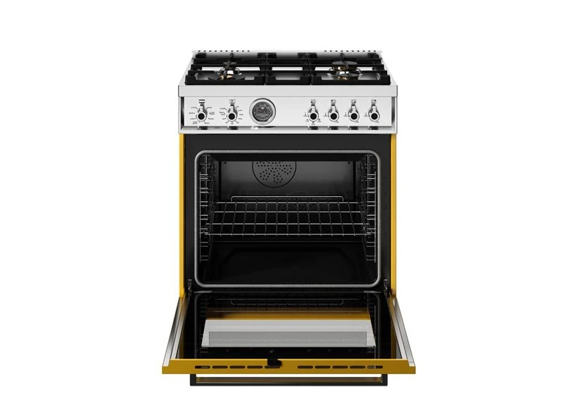 30 inch Dual Fuel Range, 4 Brass Burners, Electric Self-Clean Oven PRO304BFEPGIT