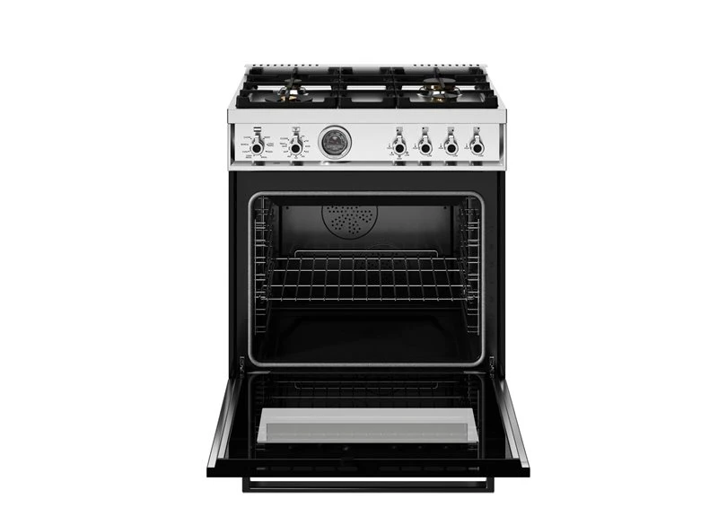 30 inch Dual Fuel Range, 4 Brass Burners, Electric Self-Clean Oven PRO304BFEPNET