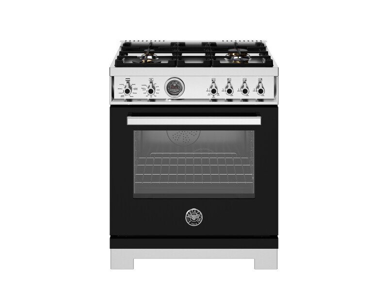 30 inch Dual Fuel Range, 4 Brass Burners, Electric Self-Clean Oven PRO304BFEPXT