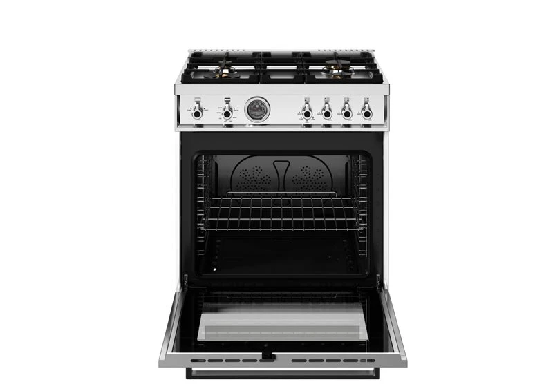 30 inch All Gas Range, 4 Brass Burners PRO304BFGMBIT