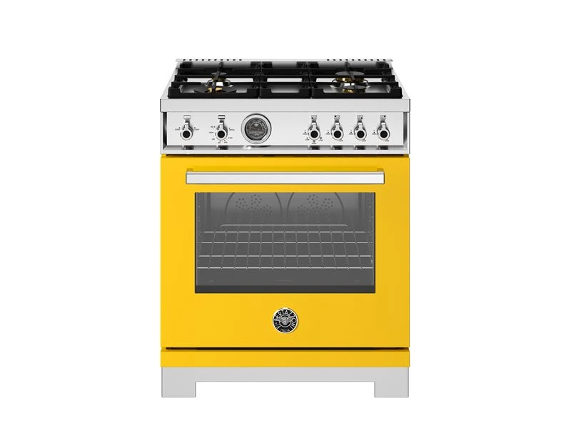 30 inch All Gas Range, 4 Brass Burners PRO304BFGMGIT