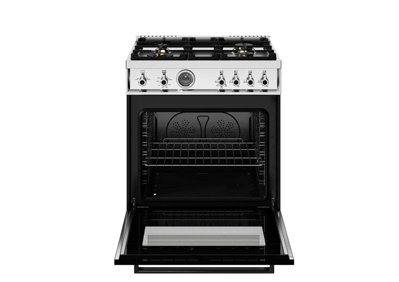 30 inch All Gas Range, 4 Brass Burners PRO304BFGMNET