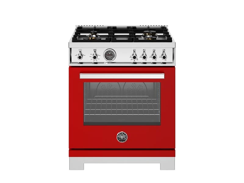 30 inch All Gas Range, 4 Brass Burners PRO304BFGMROT