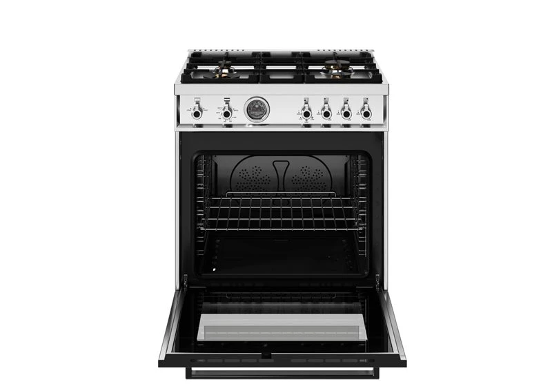 30 inch All Gas Range, 4 Brass Burners PRO304BFGMXT