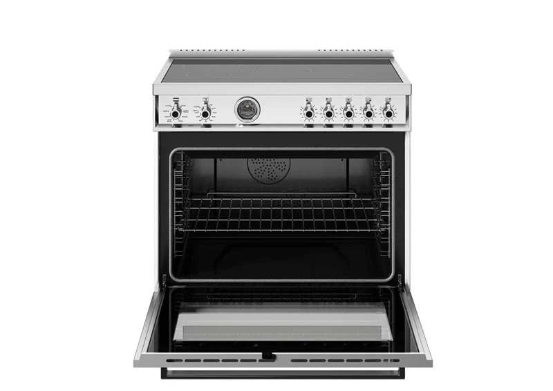 36 inch Induction Range, 5 Heating Zones and Cast Iron Griddle, Electric Self-Clean Oven PRO365ICFEPBIT