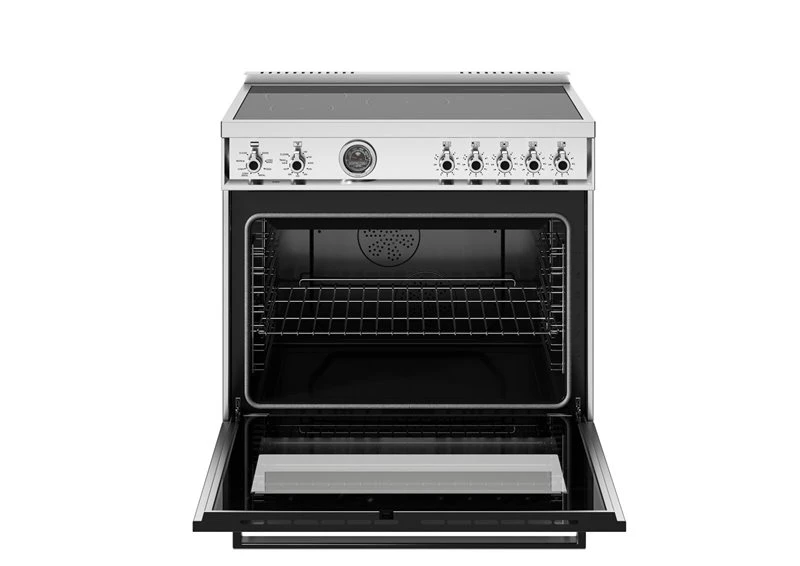36 inch Induction Range, 5 Heating Zones and Cast Iron Griddle, Electric Self-Clean Oven PRO365ICFEPXT