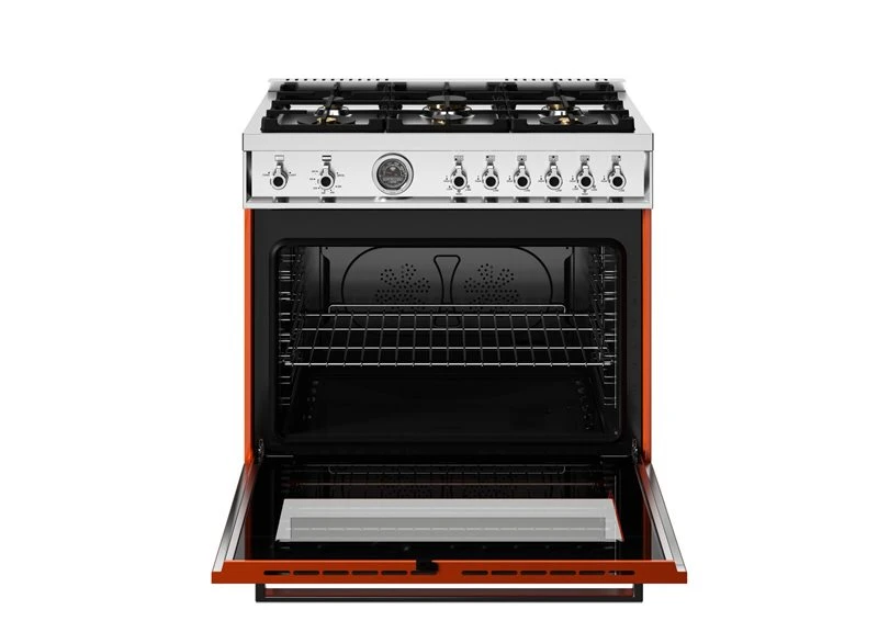 36 inch All Gas Range, 6 Brass Burners and Cast Iron Griddle PRO366BCFGMART