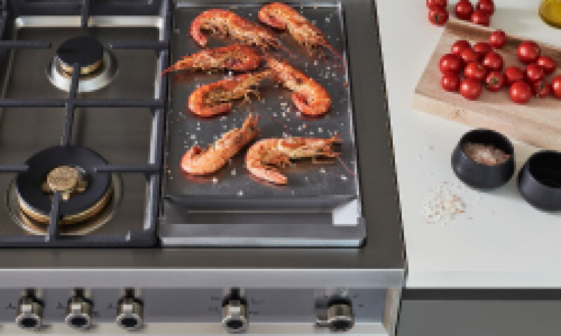 48 inch All-Gas Range 6 Brass Burners and Griddle PRO486BTFGMART