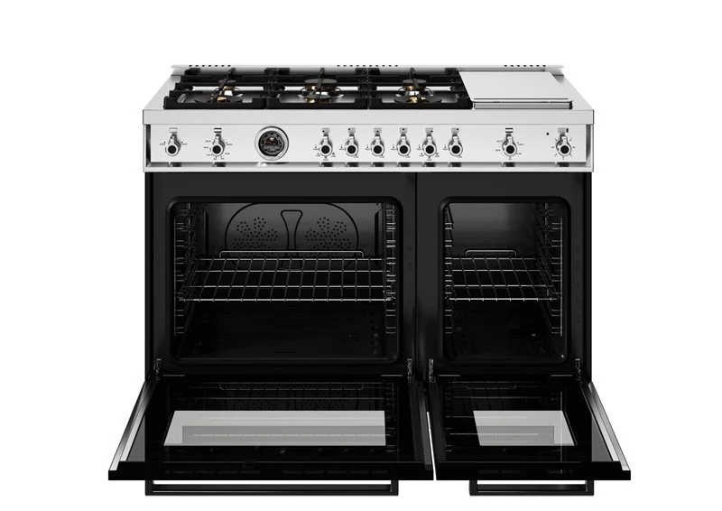 48 inch All-Gas Range 6 Brass Burners and Griddle PRO486BTFGMNET