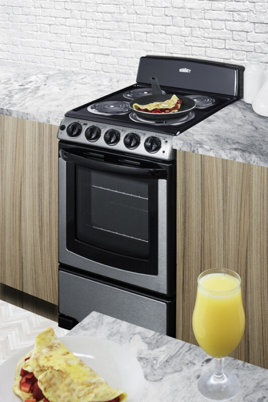 20" Wide Electric Coil Range view 7