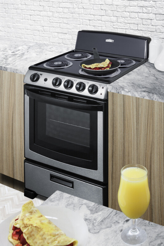 24" Wide Electric Coil Range view 5