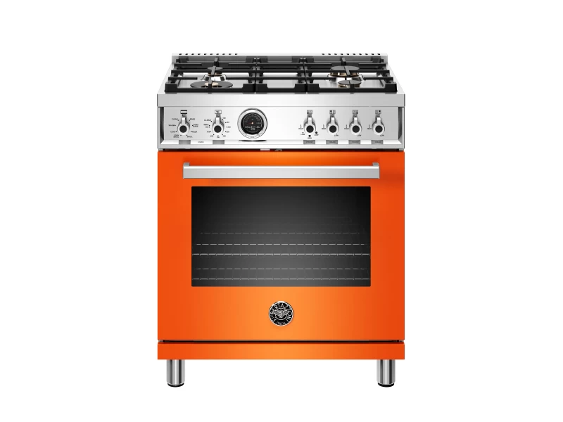 30 inch Dual Fuel Range, 4 Brass Burner, Electric Self-Clean Oven PROF304DFSART