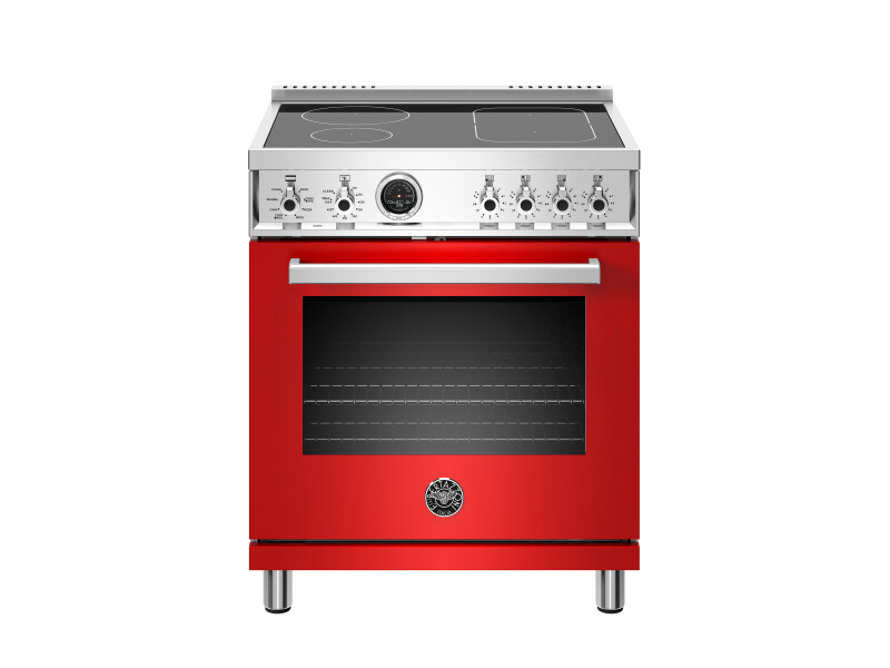 30 inch Induction Range, 4 Heating Zones, Electric Self-Clean Oven PROF304INSROT