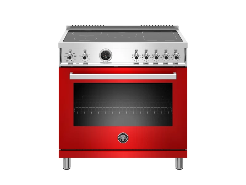 36 inch Induction Range, 5 Heating Zones, Electric Self-Clean Oven PROF365INSROT