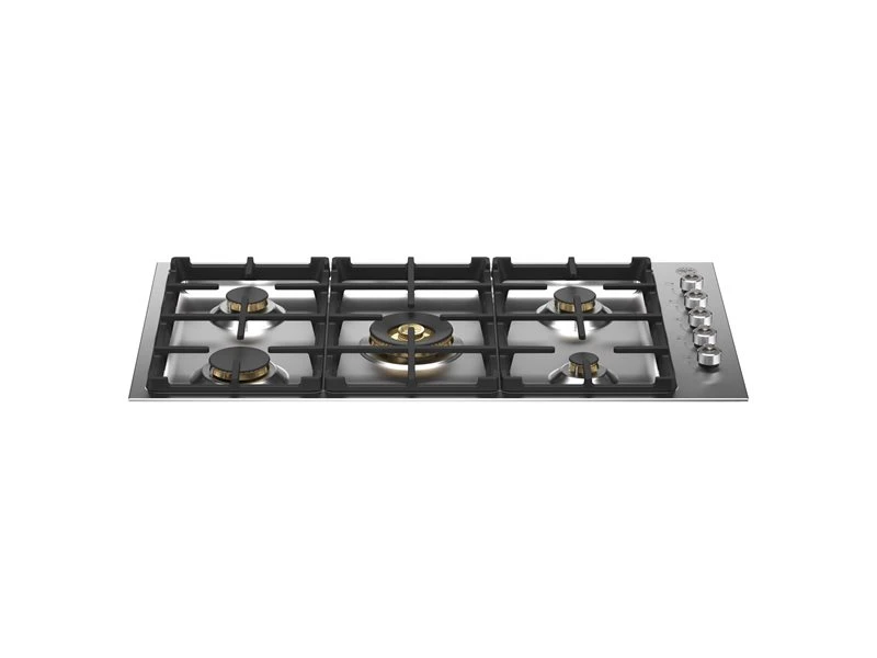 36 Drop-in Gas Cooktop 5 brass burners PROF365QBXT