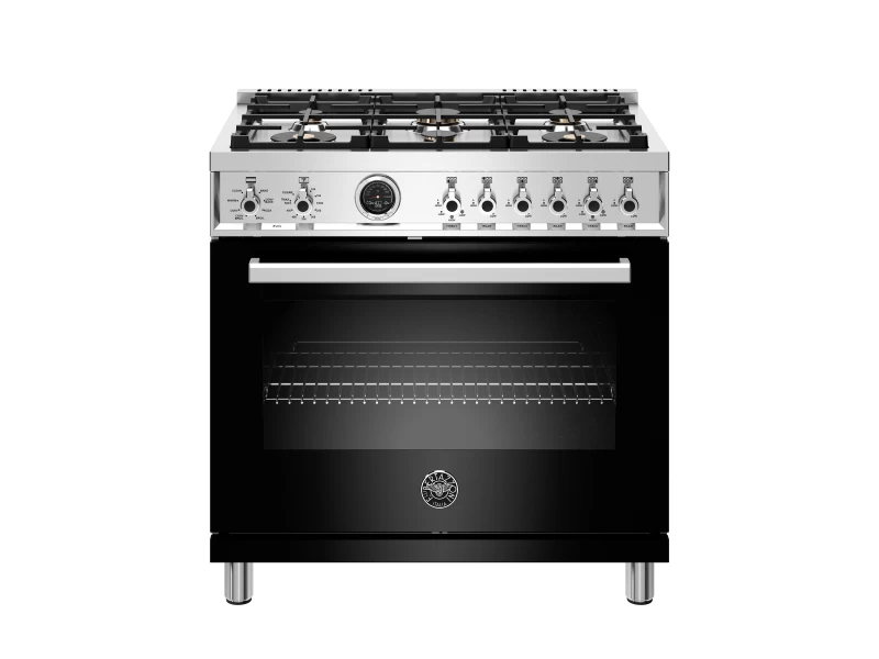 36 inch Dual Fuel Range, 6 Brass Burner, Electric Self-Clean Oven PROF366DFSNET