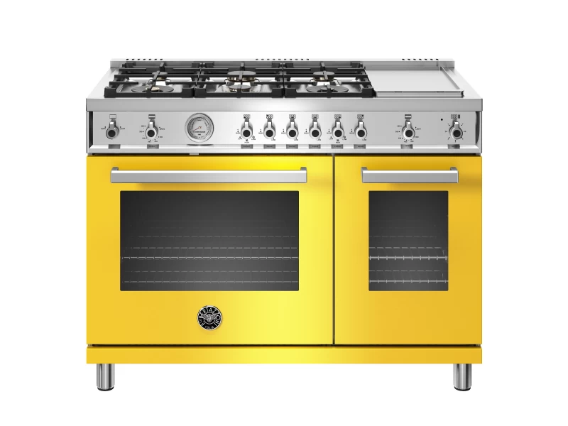 48 inch All-Gas Range 6 Brass Burner and Griddle PROF486GGASGIT