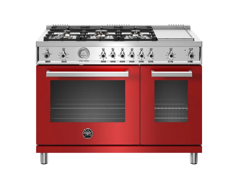48 inch All-Gas Range 6 Brass Burner and Griddle PROF486GGASROT