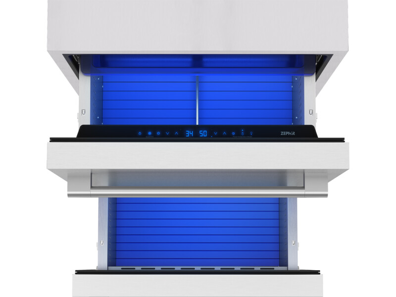 24" Outdoor Dual Zone Refrigerator Drawers view 3