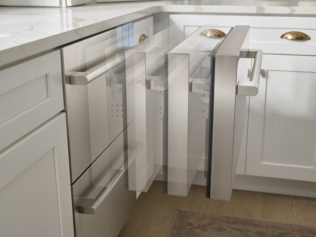 Presrv Refrigerator & Freezer Drawers Panel-Ready 2 Zones view 8