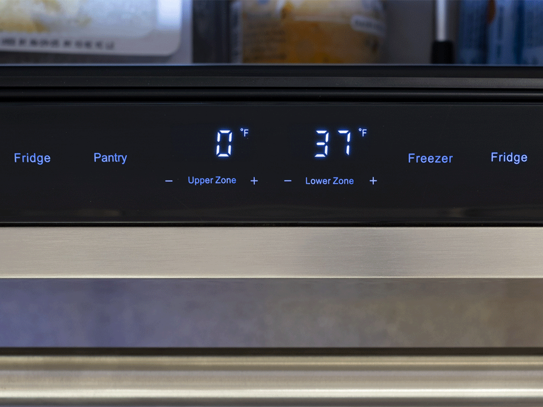 Presrv Refrigerator & Freezer Drawers 2 Zones view 8