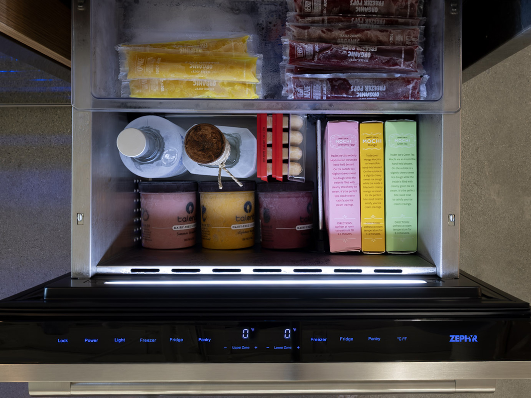 Presrv Refrigerator & Freezer Drawers 2 Zones view 9
