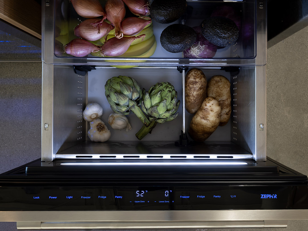 Presrv Refrigerator & Freezer Drawers 2 Zones view 10