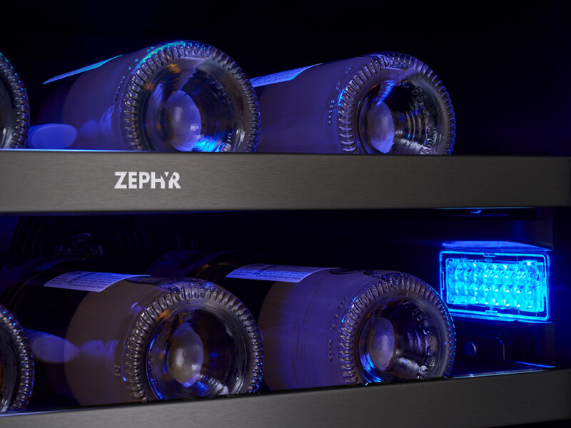 24" Black Stainless Dual Zone Wine Cooler PRW24C02BBSG, product image 7 of 7