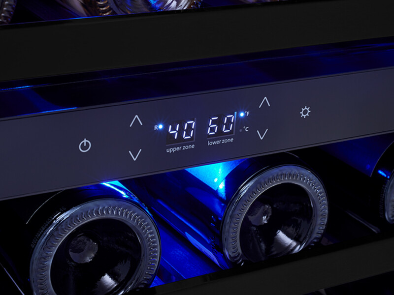 24" Panel Ready Dual Zone Wine Cooler PRW24C02BPG, product image 6 of 9
