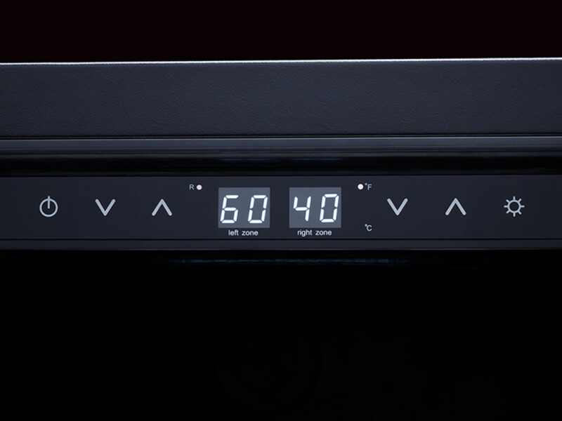 French Door Dual Zone Wine Cooler PRW24C32BG, product image 5 of 8