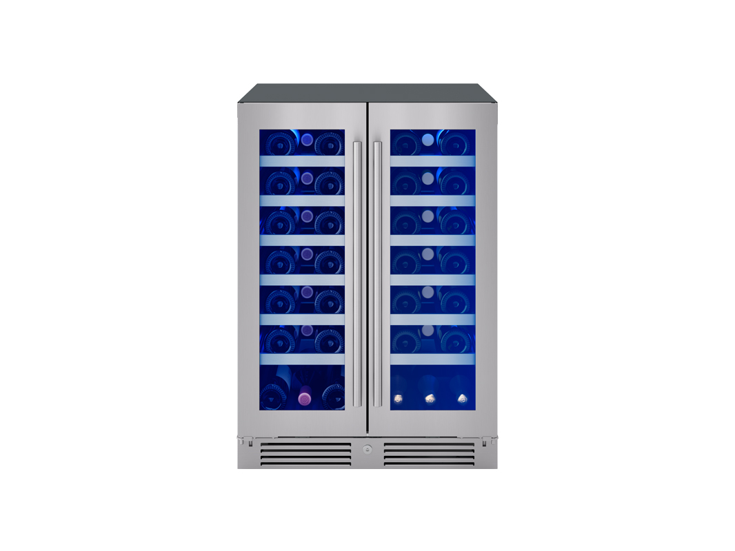 24" French Door Dual Zone Wine Cooler view 5