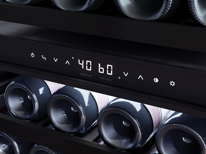 24" Full Size Panel Ready Dual Zone Wine Cooler view 6