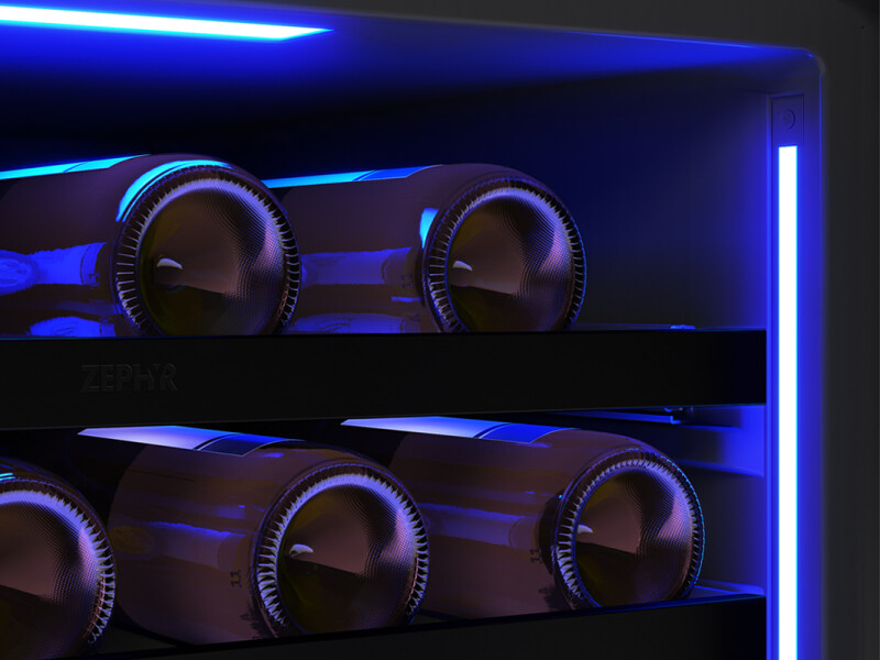 24" Full Size Panel Ready Dual Zone Wine Cooler view 9