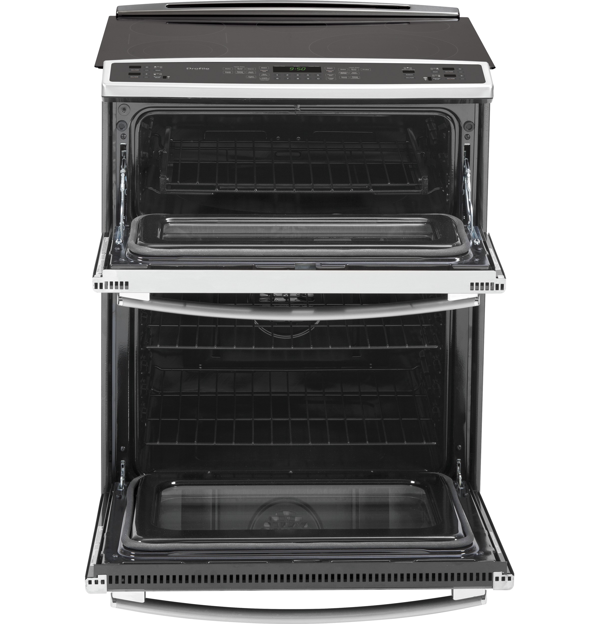 Series 30" Slide-In Front Control Double Oven Electric Convection Range PS950SFSS