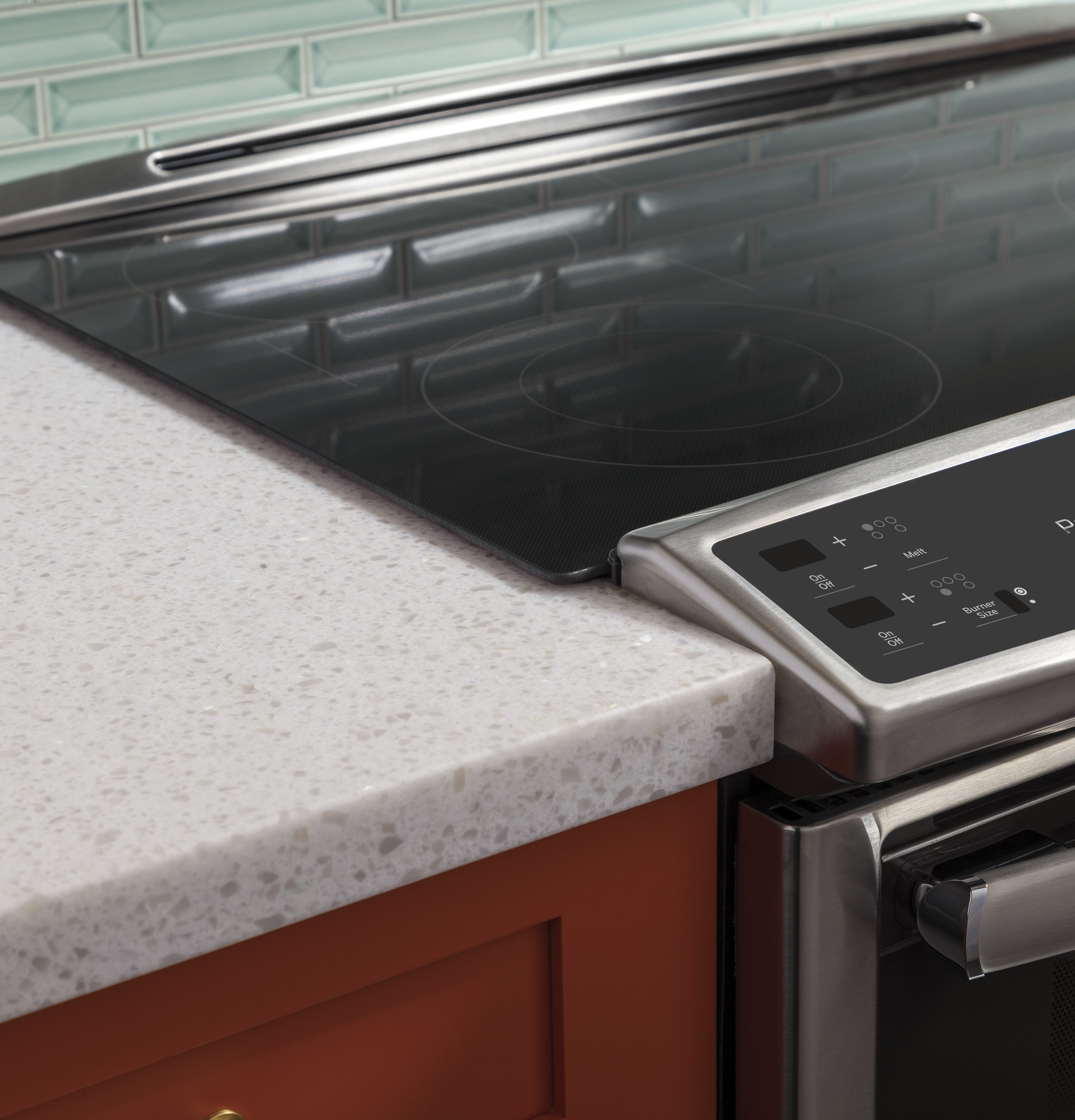 Series 30" Slide-In Front Control Double Oven Electric Convection Range PS950SFSS
